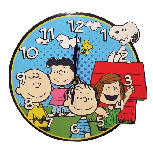 Peanuts Gang Wall Clock, Not Mint